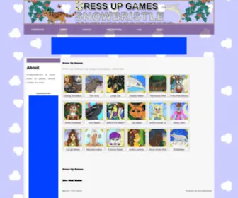 Snowbristle.com(Paper dolls) Screenshot