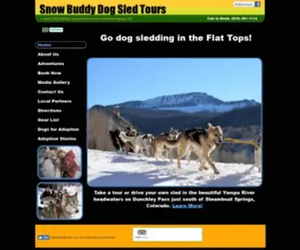 Snowbuddydogsledtours.com(Steamboat Dog Sledding) Screenshot