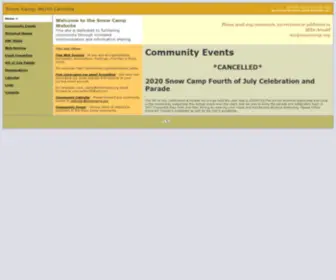 Snowcamp.org(Snow Camp) Screenshot