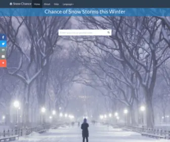 Snowchance.com(See the Chance of Snow Storms for any location. Your complete Long Range Winter Snow forecast) Screenshot