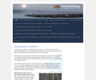 Snowchange.org(Snowchange Cooperative) Screenshot