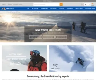 Snowcountry.eu(The ski) Screenshot