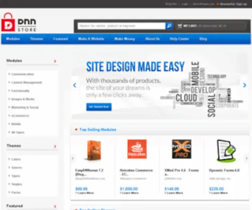 Snowcovered.com(The Official DNN Store) Screenshot