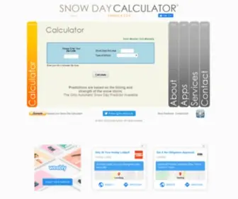 Snowdaycalculator.com(Snow Day Calculator) Screenshot