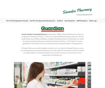 Snowdoncompounding.com(Compounding Pharmacy) Screenshot