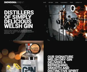 Snowdoniagin.com(Welsh Gin Made With The Finest Botanicals) Screenshot