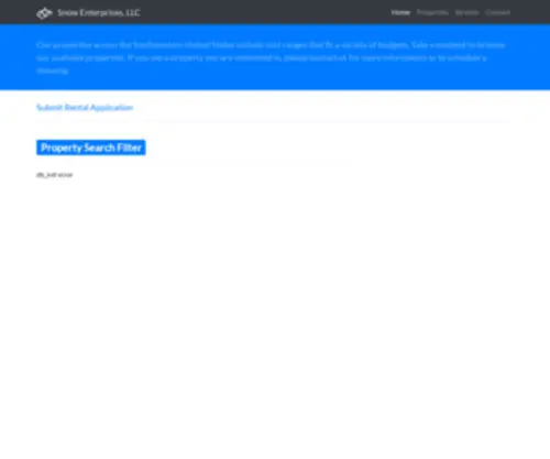 Snowent.com(Snow Enterprises) Screenshot