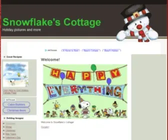 Snowflakescottage.com(Snowflake's Cottage) Screenshot