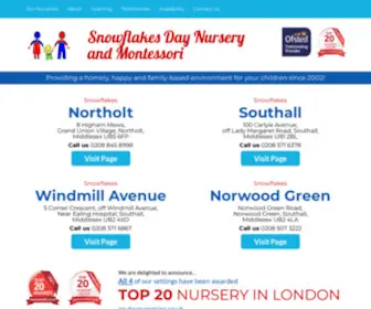 Snowflakesnursery.co.uk(Snowflakes Day Nursery and Montessori) Screenshot