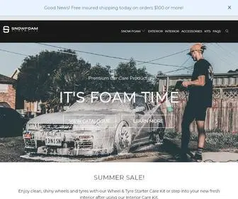 Snowfoam.com.au(Car Care Products) Screenshot