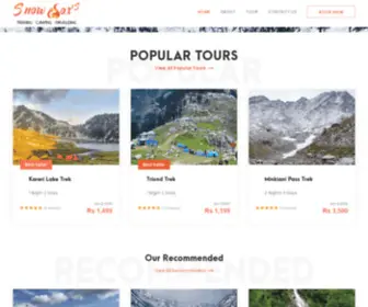 Snowfoxs.com(Adventure Trips) Screenshot