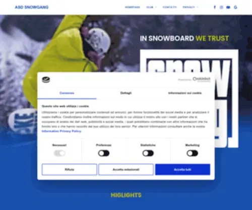 Snowgang.com(IN SNOWBOARD WE TRUST) Screenshot