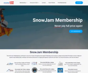 Snowjamshow.com(SnowJam Lift Ticket Benefits) Screenshot