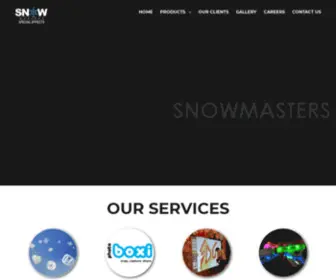 Snowmastersindia.com(SnowMasters Special Effects India Pvt) Screenshot