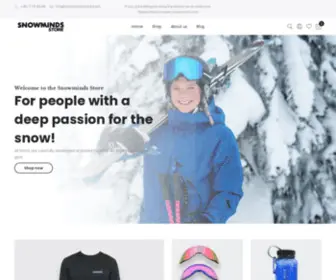Snowmindsapparel.com(Snowminds Store) Screenshot