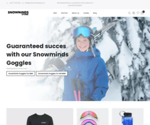 Snowmindsstore.com(Snowminds Store) Screenshot