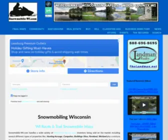 Snowmobile-WI.com(Wisconsin Snowmobiling) Screenshot