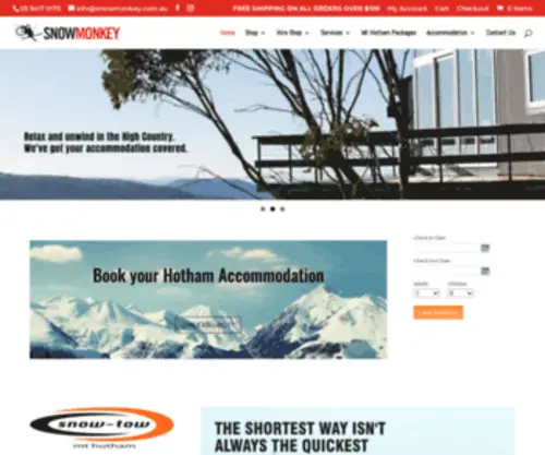 Snowmonkey.com.au(Snowmonkey) Screenshot