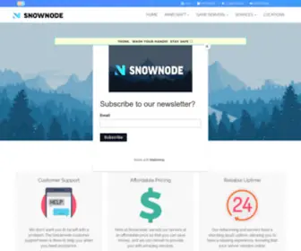 Snownode.com(Cheap reliable hosting) Screenshot