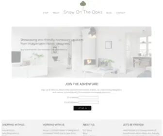 Snowontheoaks.com(Eco-Friendly Scandinavian Interior Tips) Screenshot