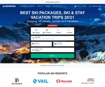 Snowpak.co.uk(Ski Packages) Screenshot
