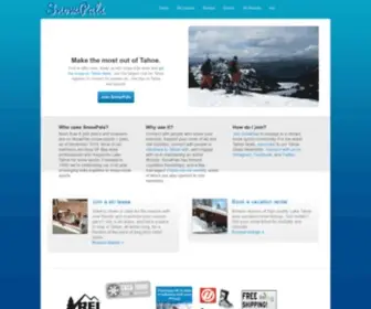 Snowpals.org(Lake Tahoe ski bus) Screenshot