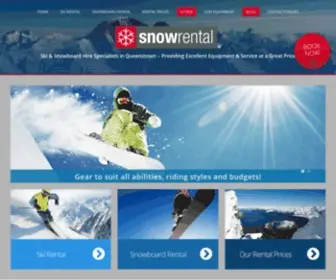 Snowrental.co.nz(Ski Hire & Snowboard Hire Queenstown) Screenshot