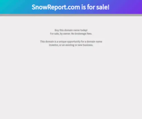 Snowreport.com(SnowReport) Screenshot