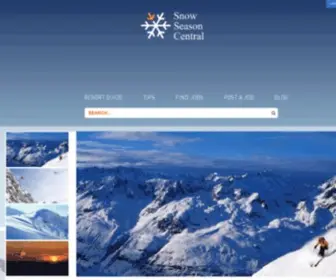 Snowseasoncentral.com(Ski Season Jobs & Resort Work Guides) Screenshot