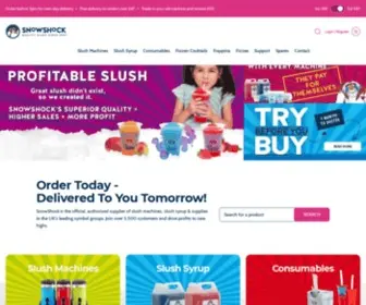 Snowshock.com(Slush Machines & Slush Syrups) Screenshot