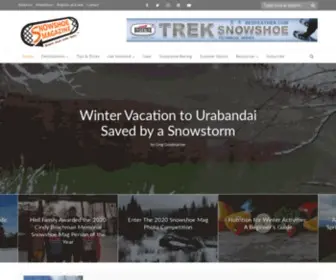 Snowshoemag.com(Snowshoe Magazine) Screenshot