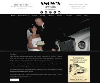 Snowsjewelry.com(Snow's Jewelers) Screenshot