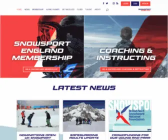 Snowsportengland.org.uk(Snowsport England) Screenshot