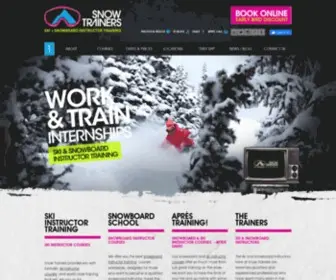 Snowtrainers.com(Ski & Snowboard Instructor Training) Screenshot