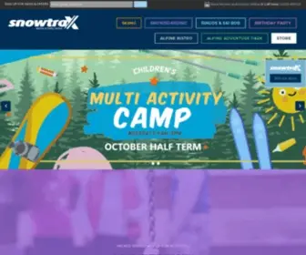 Snowtrax.eu(Snowtrax Skiing & Snowboarding Activity Centre UK) Screenshot
