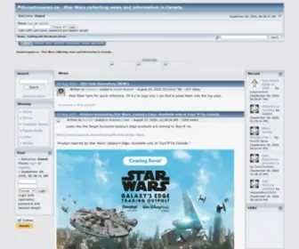 Snowtroopers.ca(Star Wars collecting news and information in Canada) Screenshot
