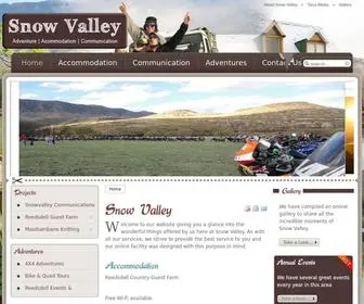 SnowValley.co.za(Snowvalley Communications) Screenshot