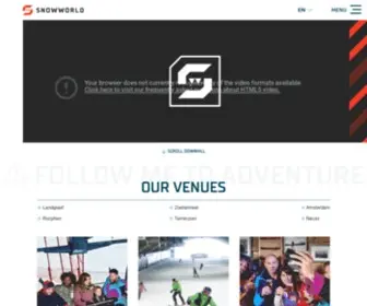 SnowWorld.com(Welkom bij SnowWorld) Screenshot