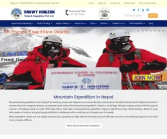 Snowyhorizon.com(Mountain Expedition) Screenshot