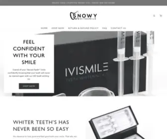 Snowywhitesmile.com(Snowy White Smile) Screenshot