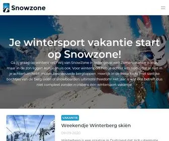 Snowzone.nl(Het wintersport portaal) Screenshot