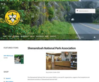 SNpbooks.org(Shenandoah National Park Association) Screenshot