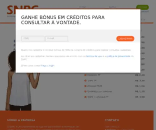SNPC.com.br(SNPC) Screenshot