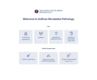 SNP.com.au(Sullivan Nicolaides Pathology) Screenshot