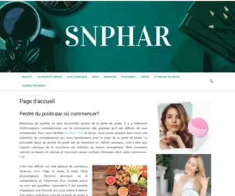 SNphar.com(Blog ✅ sur la perte de poids et un mode de vie sain) Screenshot