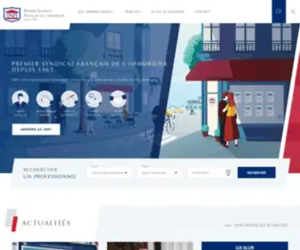 Snpi.com(Premier Syndicat français de l'immobilier) Screenshot