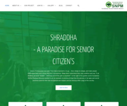 SNPM.org.in(Paradise for Senior Citizents) Screenshot