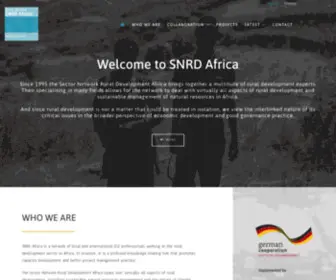 SNRD-Africa.net(SNRD Africa) Screenshot