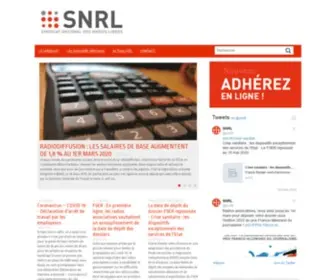 SNRL.fr(Syndicat National des Radios Libres) Screenshot