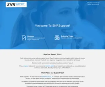 SNrsupport.com(SNR Support) Screenshot